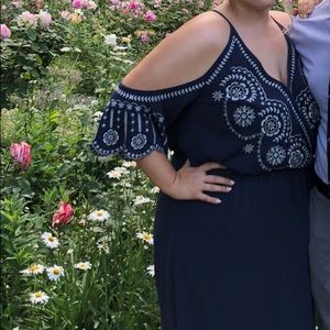 XHILIRATION EMBROIDERED DRESS XL